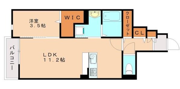 陣原駅 徒歩7分 1階の物件間取画像